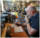 Bob Palmer operating GB4SMH on Churches and Chapels on the Air Weekend
